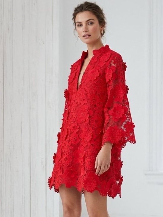 J Marie Dresses & Skirts - NWT J Marie NWT Women’s Seraphina 3D Floral Dress, Size S  $168